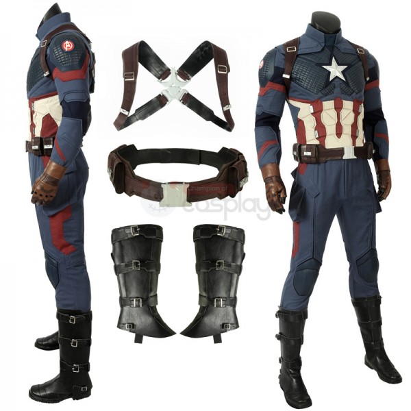 Captain America Costume Avengers Endgame Steve Rogers Improved Version