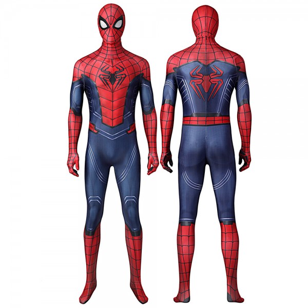 Spiderman Peter Parker Suit Avengers Spider-Man Cosplay Costume ...