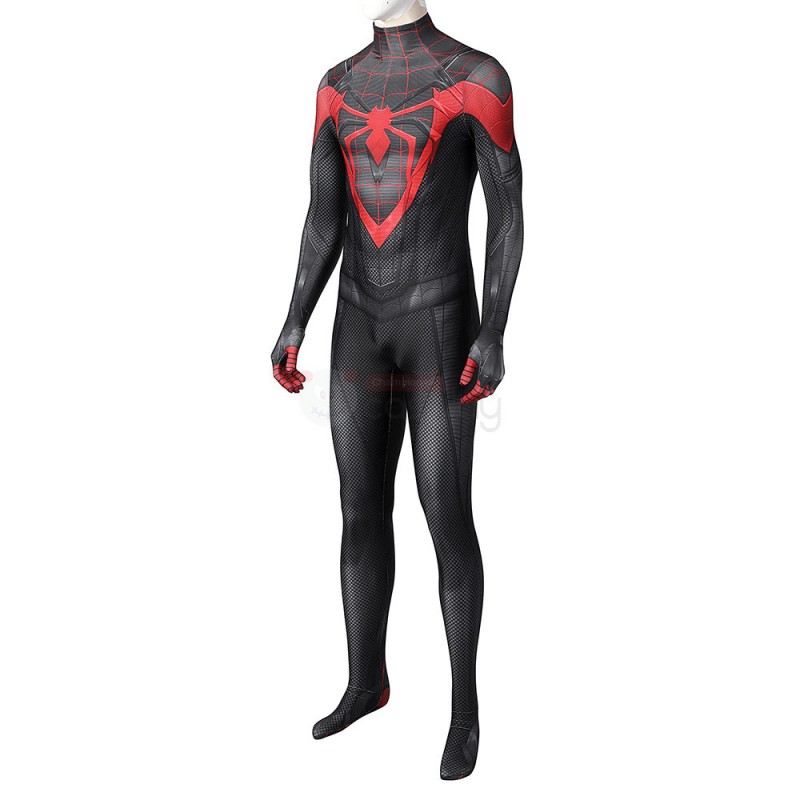 Spider Man Miles Morales Ps5 Suit V2 Cosplay Jumpsuits