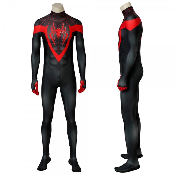 Ultimate Spider Man Cosplay Costume Miles Morales Jumpsuit Champion Cosplay 8421