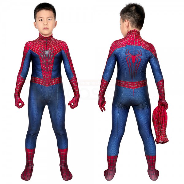 Buy Fancyku Spiderman Dress Bodysuit With Mask For Kids/Adult, Peter Parker  Spider Man Costume Suit, Spandex Spider-Man Toys Suit For Boys Teens  Halloween,Cosplay,Party (Suit For Height 160Cm),Multicolor Online at Low  Prices in