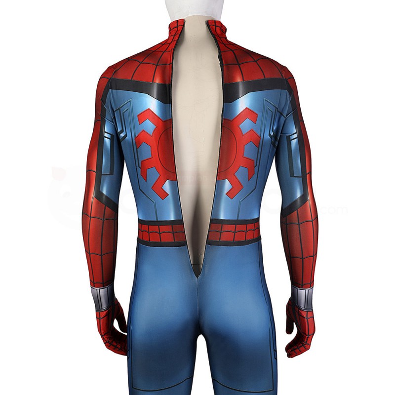 What If Jumpsuit Zombie Hunter Spider-Man Cosplay Costume - CCosplay.com