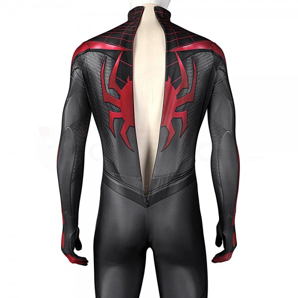 Spiderman Miles Morales Jumpsuit Spider-Man 2 PS5 Cosplay Costume ...