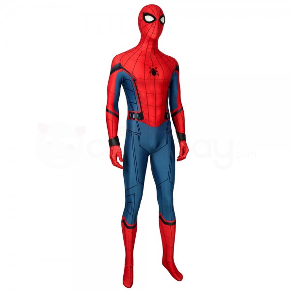 Spiderman Peter Parker Costume Spider-Man Far From Home Cosplay Suit ...