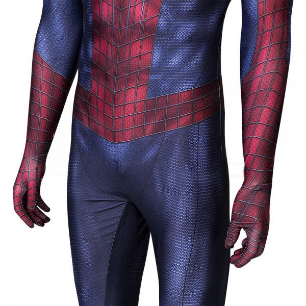 The Amazing Spider-Man 2 Andrew Garfield Cosplay Costume Peter Parker  Jumpsuit 