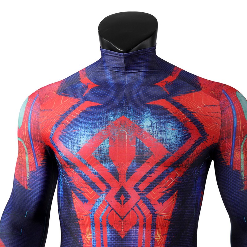 Spider Man Across The Spider Verse Cosplay Costumes Spiderman 2099 Miguel O Hara Suits