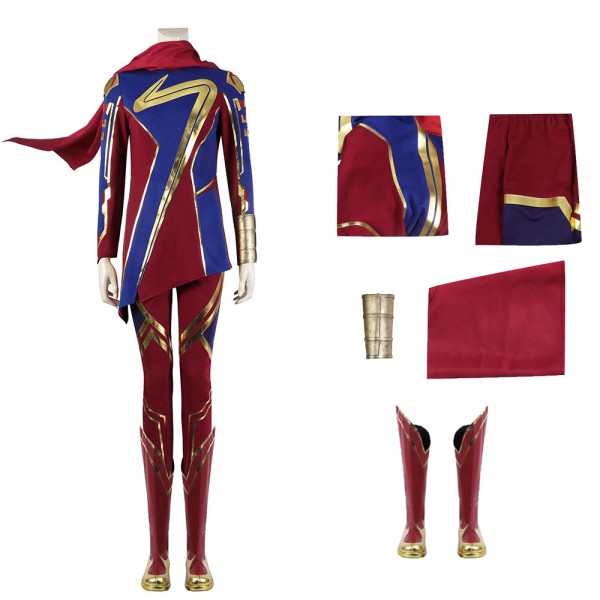 The Marvels Cosplay Costumes Ms. Marvel Cosplay Suits - Champion Cosplay