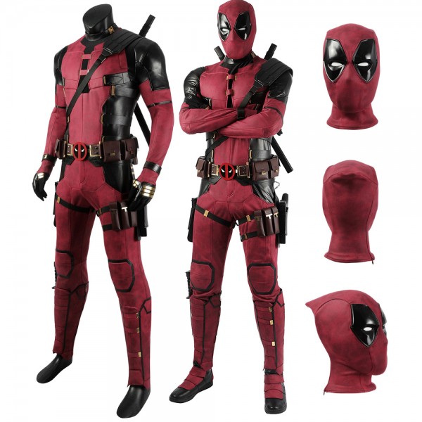 Deadpool 3 Wade Wilson Cosplay Costume Leather Suits - Champion Cosplay