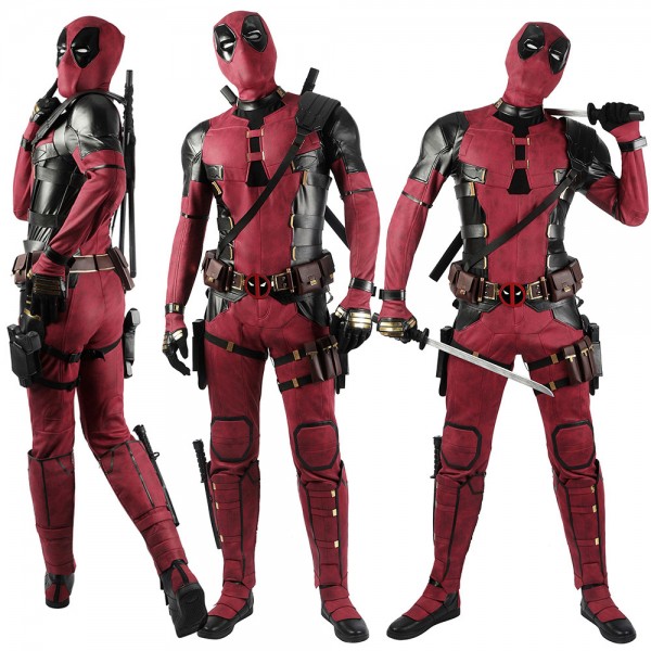 Deadpool 3 Wade Wilson Cosplay Costume Leather Suits - Champion Cosplay