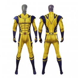 Ready To Ship - Wolverine Jumpsuit Deadpool 3 Cosplay Costume Logan Howlett Halloween Suit