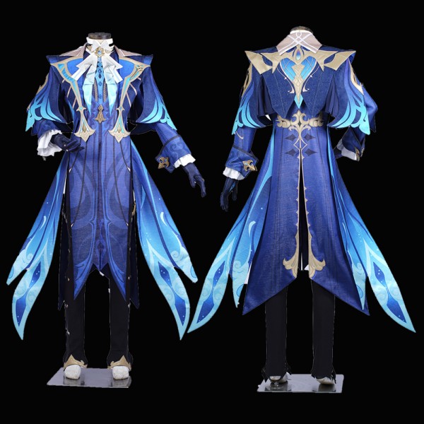 Genshin Impact Cosplay Costumes Neuvillette Halloween Suit Full Set ...