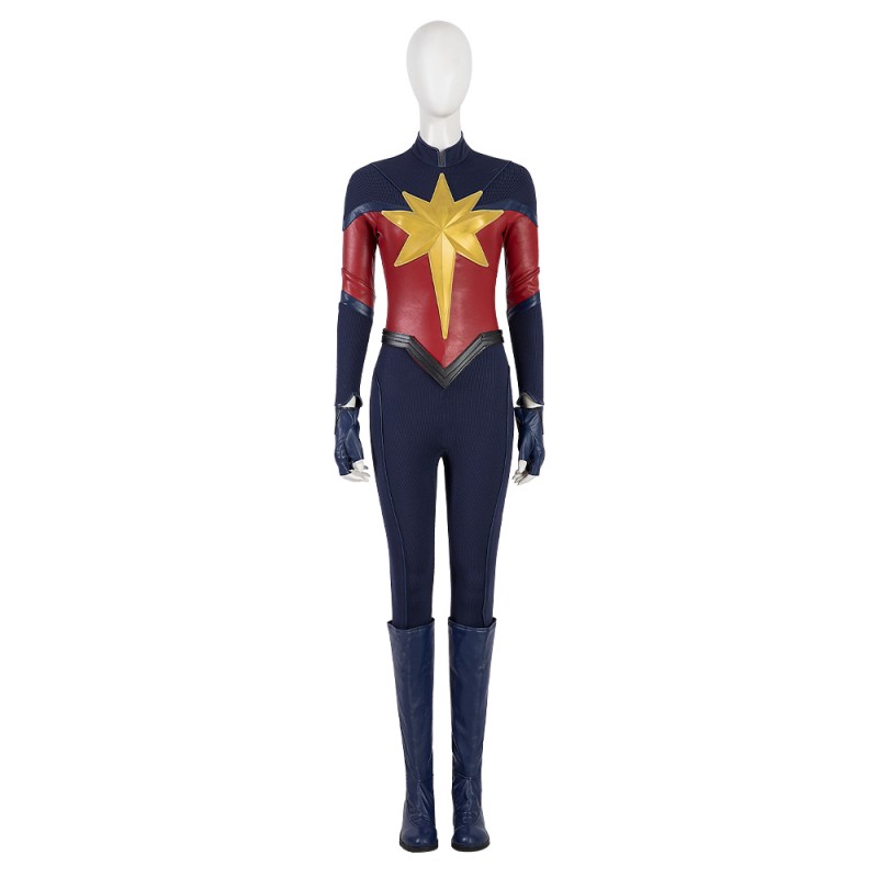 Captain Marvel 2 Halloween Costumes The Marvels Carol Danvers Cosplay Suit