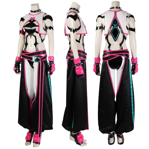 Juri Cosplay Suit Game Street Fighter 6 Costumes Halloween Outfits ...