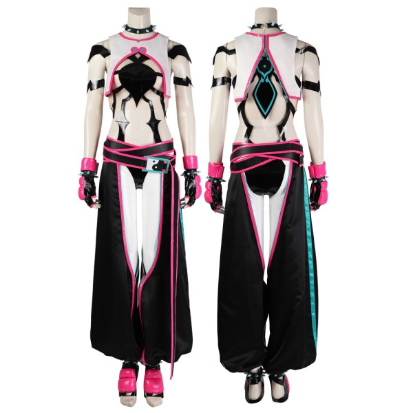 Juri Cosplay Suit Game Street Fighter 6 Costumes Halloween Outfits ...