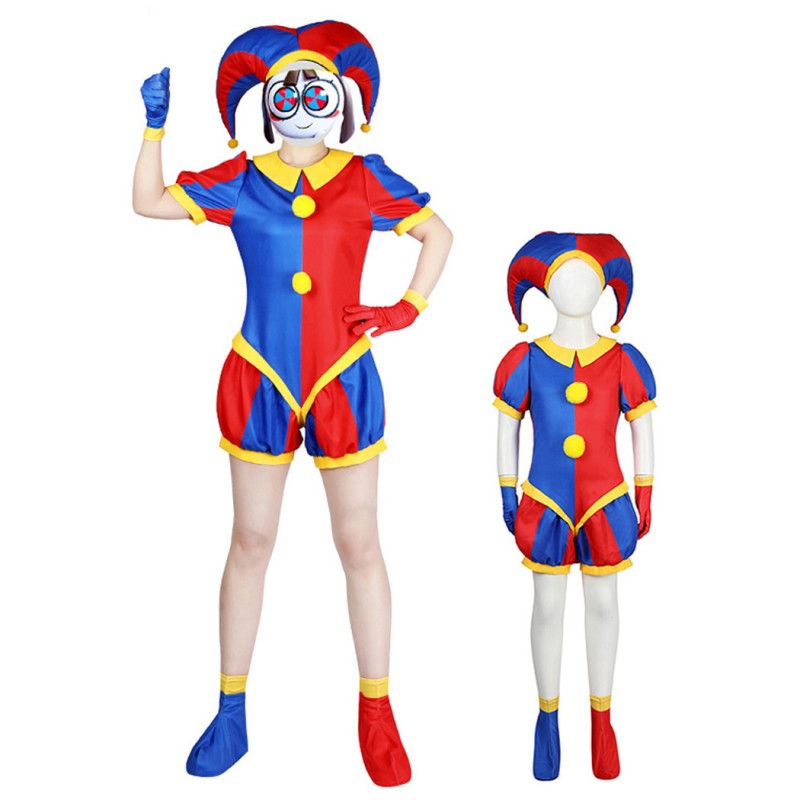 The Amazing Digital Circus Costumes Pomni Cosplay Jumpsuits - CCosplay.com