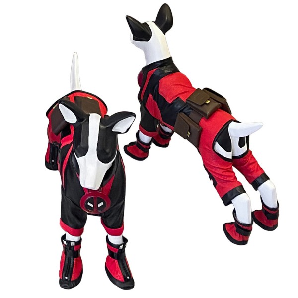 Deadpool 3 Cosplay Costumes Dogpool Jumpsuit with Shoes - Ccosplay.com