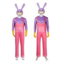 Jax Costume Anime The Amazing Digital Circus Cosplay Suit Adult Kids Jumpsuit