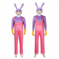 Jax Costume Anime The Amazing Digital Circus Cosplay Suit Adult Kids Jumpsuit