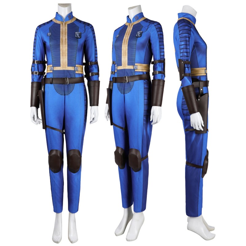 Fallout Season 1 Costume Men and Lucy Fallout Cosplay Suit Blue Bodysuit Halloween Outfits