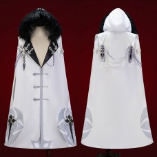 Genshin Impact Fatui Halloween Suit Game Cosplay Costumes Hooded Cloak
