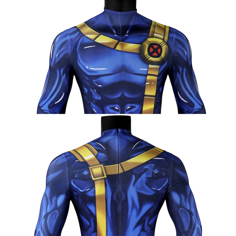 X-Men 97 Cyclops Suit Scott Summers Jumpsuit Halloween Cosplay Costumes
