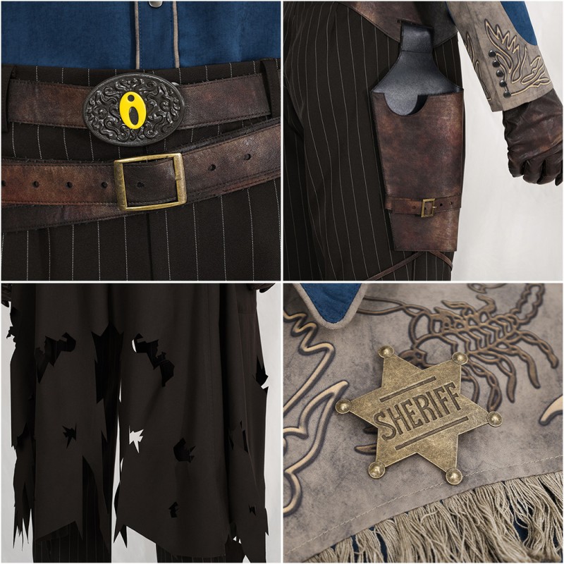 Fallout Scavenger Costume Game Halloween Cosplay Suit Scavenger Outfit