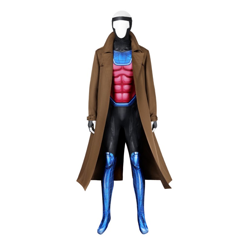 X-Men 97 Gambit Costume Remy Etienne LeBeau Cosplay Suit Men Outfits