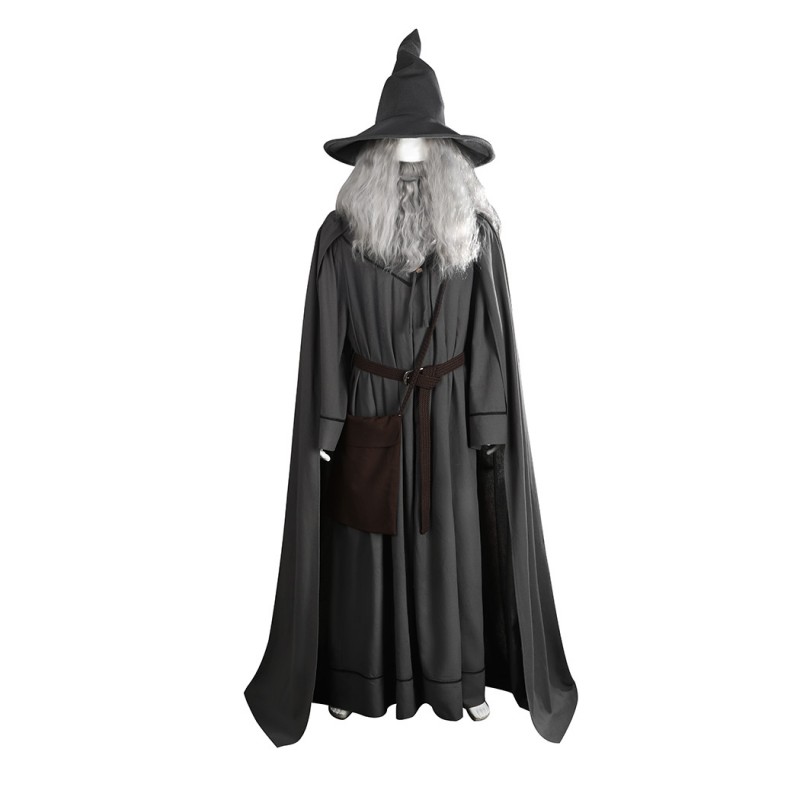Gandalf Grey Costume The Lord of the Rings The Fellowship of the Ring Cosplay Suit