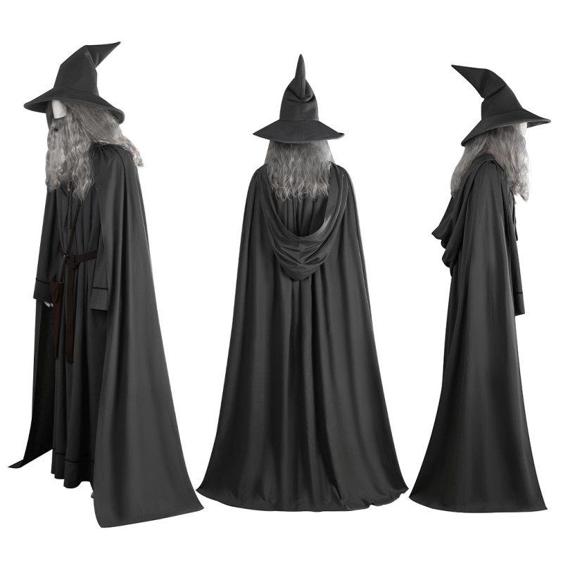 Gandalf Grey Costume The Lord of the Rings The Fellowship of the Ring Cosplay Suit