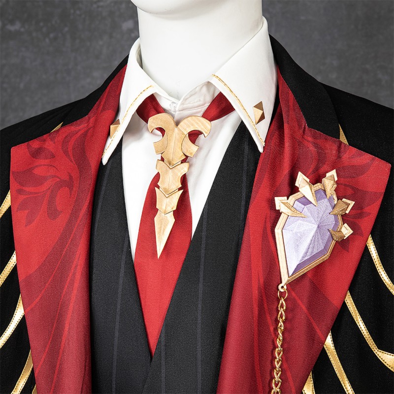 Duke Inferno Costume Honkai Star Rail Ifrit Cosplay Suit Men Halloween Outfits