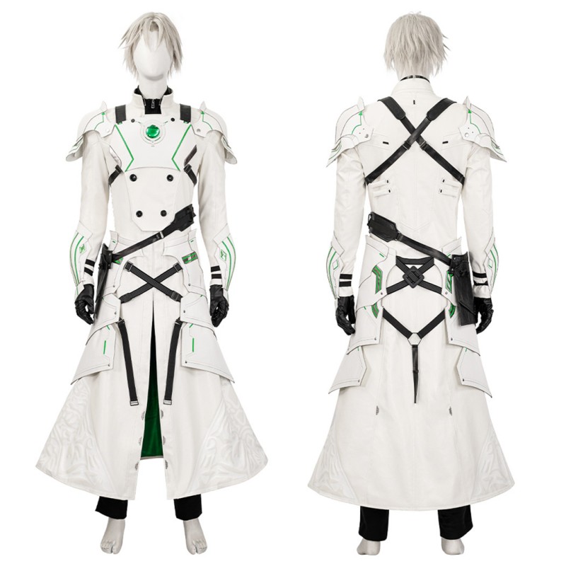 FF7 Remake Sephiroth Suit Final Fantasy VII Lifestream Cosplay Costumes White Outfits
