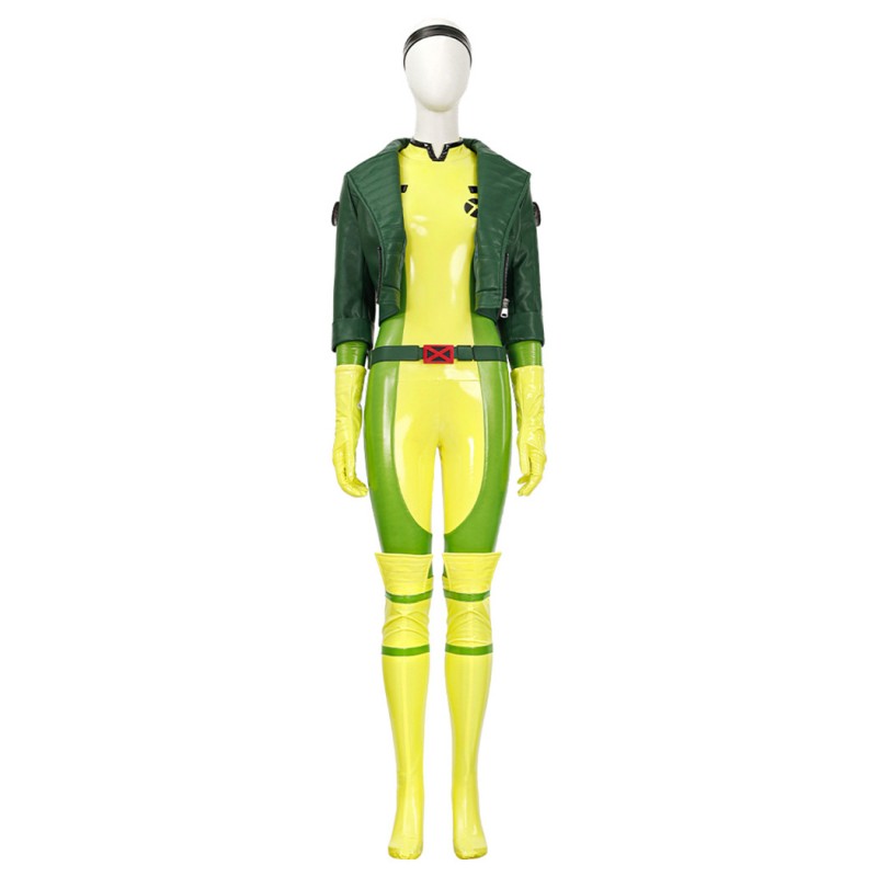 Rogue Costume X-Men 97 Anna Marie Cosplay Suit Women Halloween Outfits