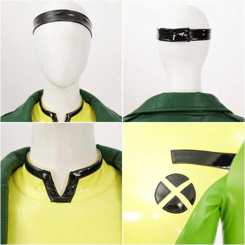 Rogue Costume X-Men 97 Anna Marie Cosplay Suit Women Halloween Outfits