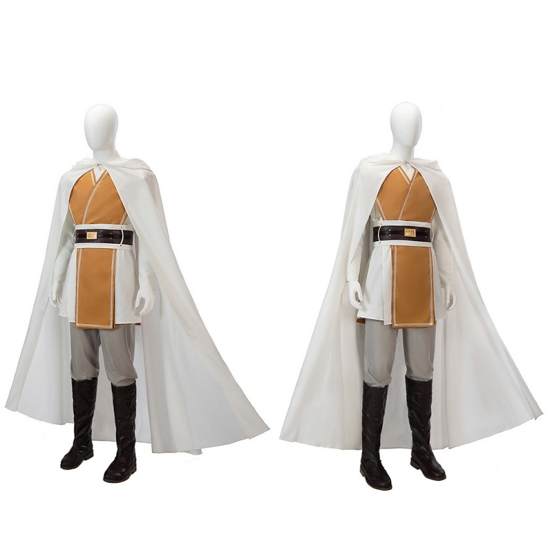 Jedi Master Sol Costume Star Wars The Acolyte Cosplay Suit White Cape