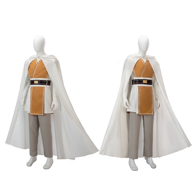 Jedi Master Sol Costume Star Wars The Acolyte Cosplay Suit White Cape