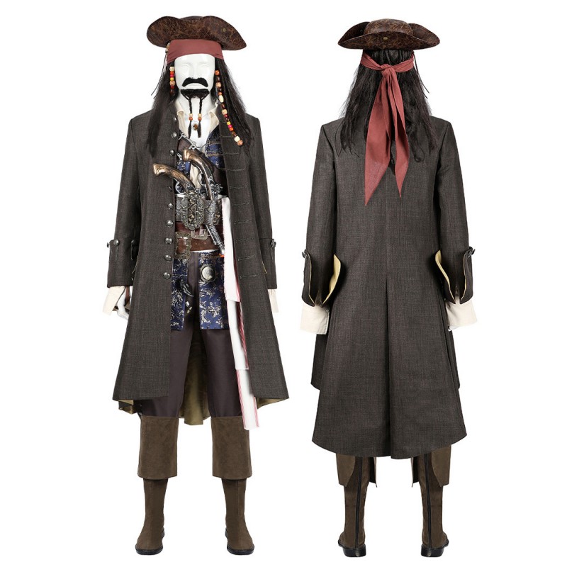 Jack Cosplay Costume Suit Captain Halloween Outfits