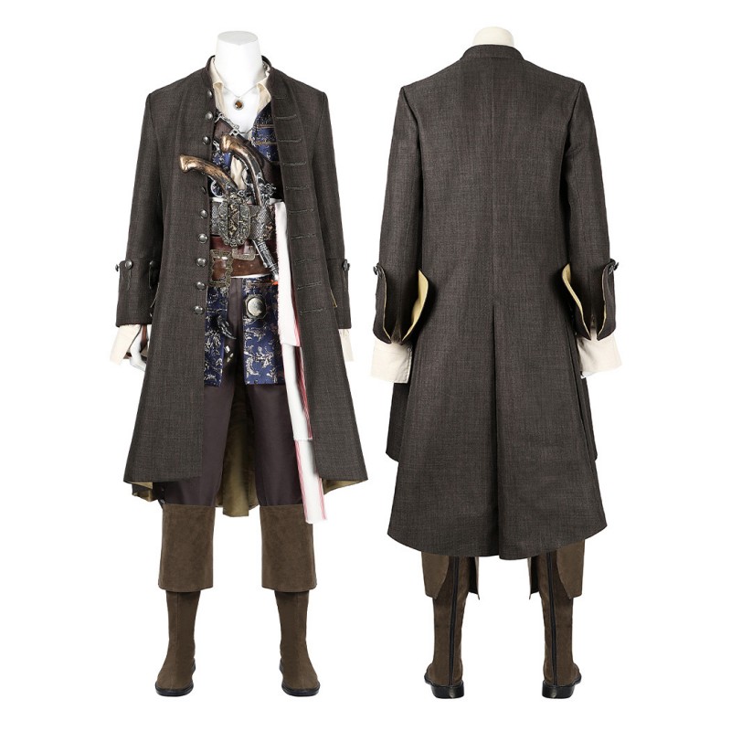 Jack Cosplay Costume Suit Captain Halloween Outfits