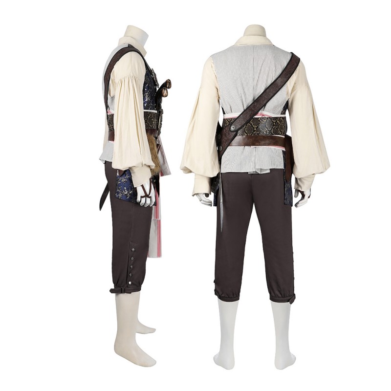 Jack Cosplay Costume Suit Captain Halloween Outfits