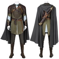 The Lord of the Rings Legolas Costume The Fellowship of the Ring Halloween Cosplay Suit