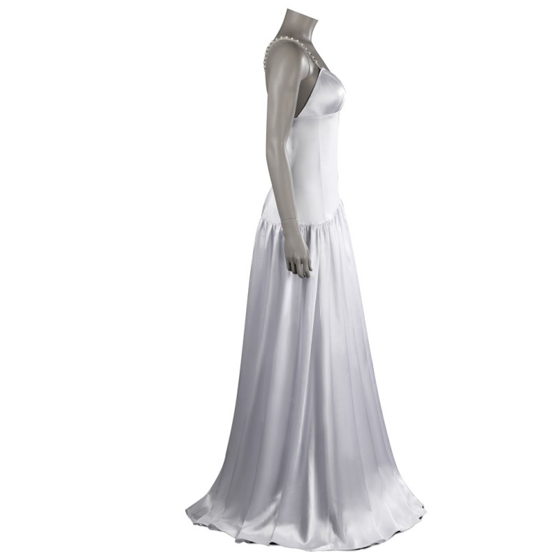 Lady Gaga White Suit 2024 HQ Cosplay Costumes Halloween Dress