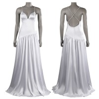 Lady Gaga White Suit 2024 HQ Cosplay Costumes Halloween Dress