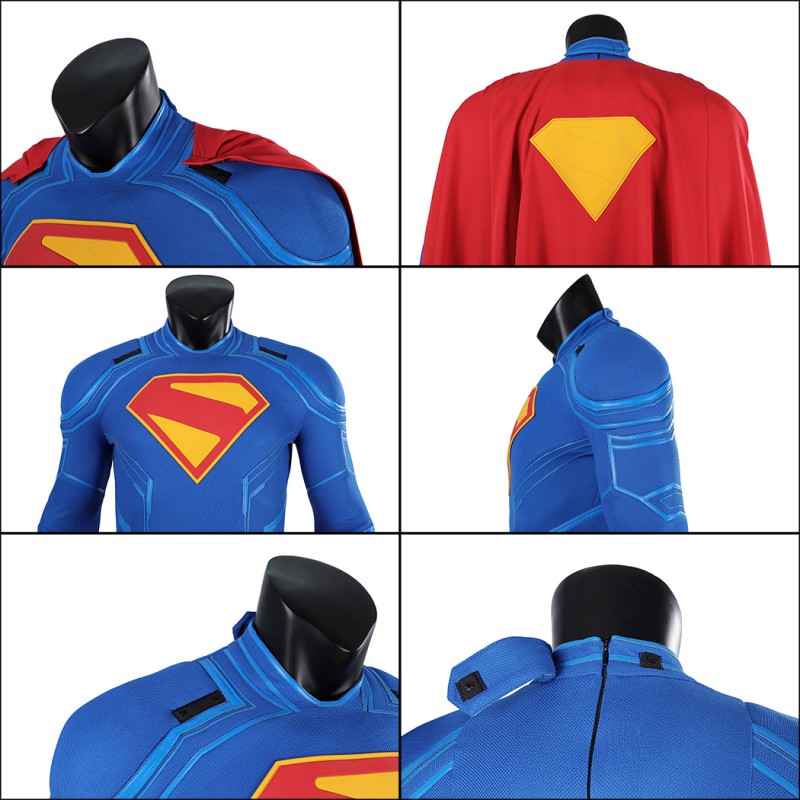 Clark Kent Cosplay Jumpsuit Man Legacy Costumes for Male