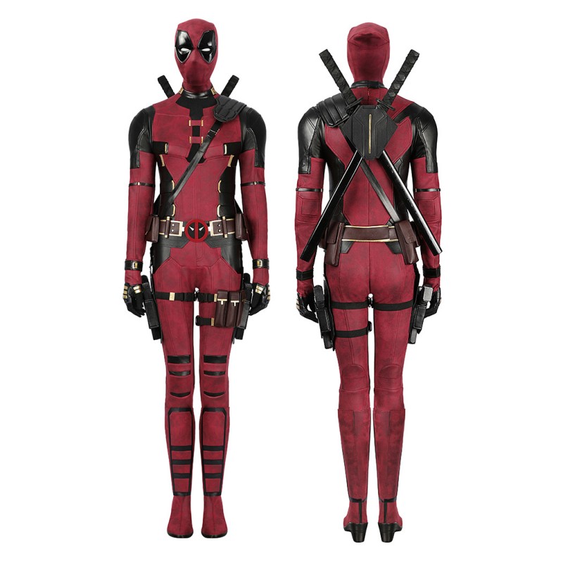 Lady Deadpool Costume Female Deadpool & Wolverine Halloween Cosplay Suit