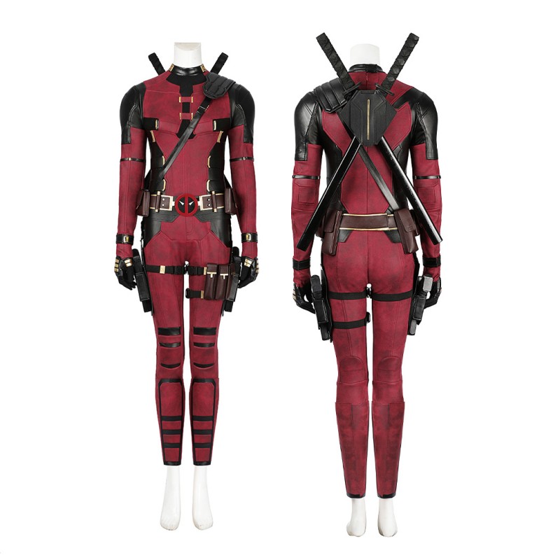 Lady Deadpool Costume Female Deadpool & Wolverine Halloween Cosplay Suit