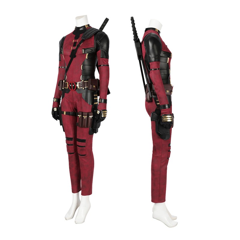 Ready To Ship - Lady Deadpool Costume Female Deadpool & Wolverine Halloween Cosplay Suit