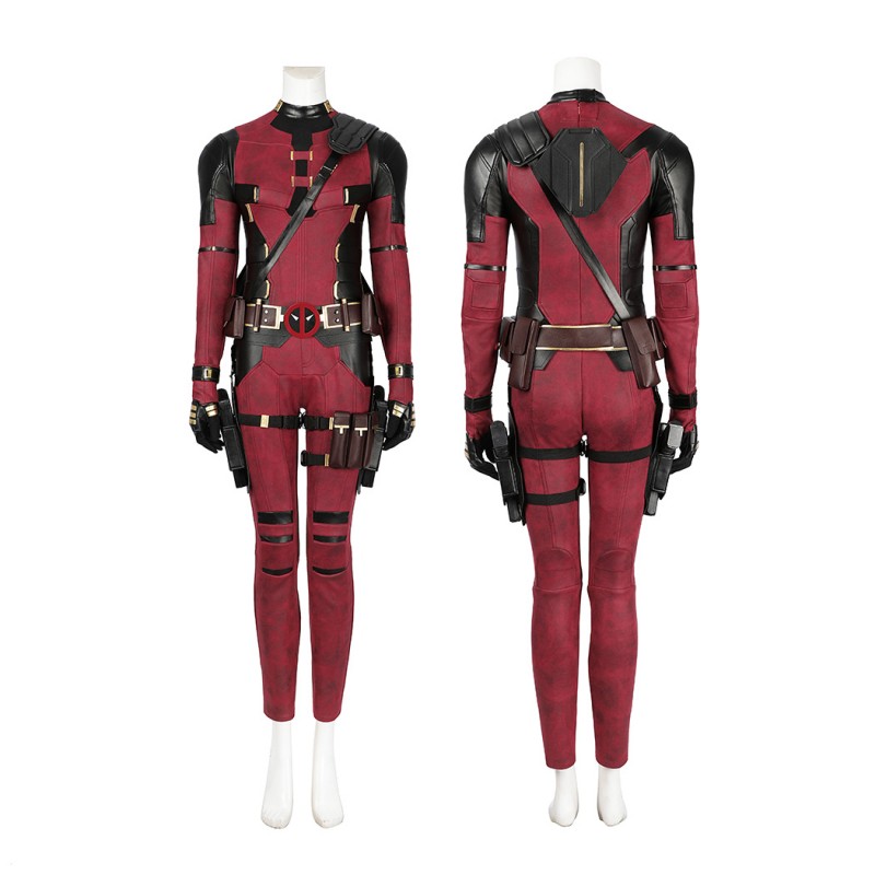 Lady Deadpool Costume Female Deadpool & Wolverine Halloween Cosplay Suit