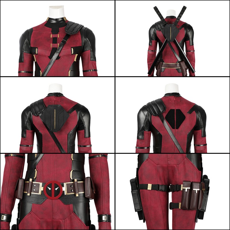 Lady Deadpool Costume Female Deadpool & Wolverine Halloween Cosplay Suit