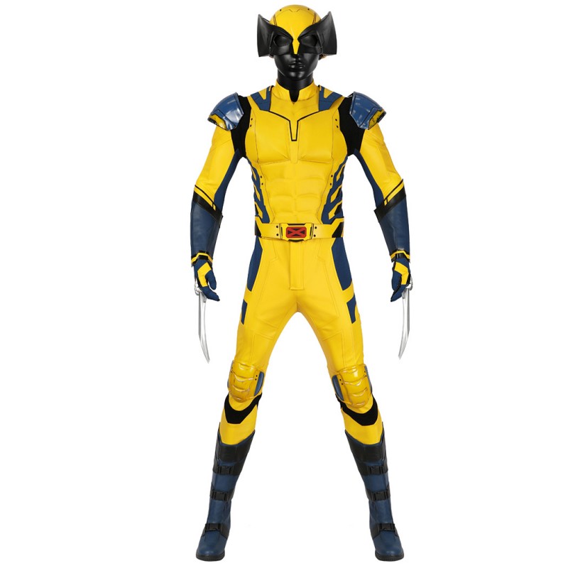 Wolverine Logan Costume Deadpool 3 Cosplay Suit Yellow Halloween Outfits