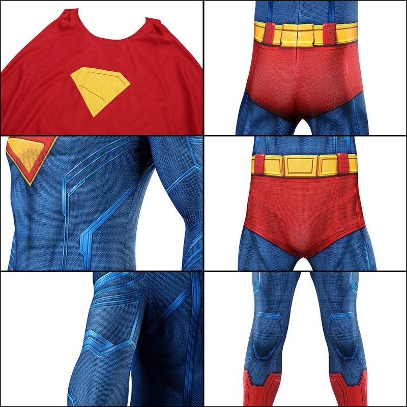 Ready To Ship - Clark Kent Jumpsuit Man Legacy Cosplay Costumes Male Halloween Suit