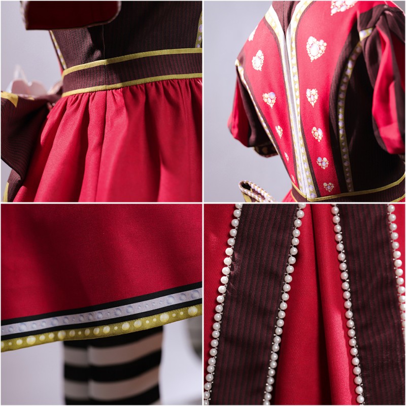 Alice Red Queen Costume Alice Madness Returns Cosplay Suit Women Halloween Outfits